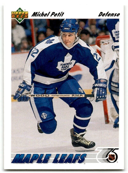 1991-92 Upper Deck Michel Petit Toronto Maple Leafs #359