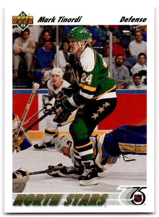 1991-92 Upper Deck Mark Tinordi Minnesota North Stars #295