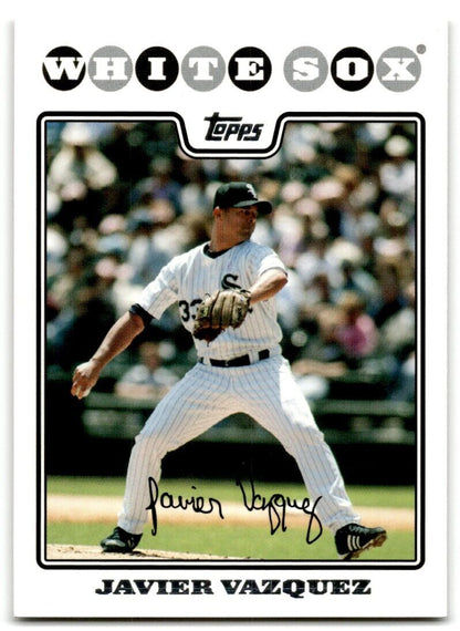 2008 Topps Javier Vazquez Chicago White Sox #486