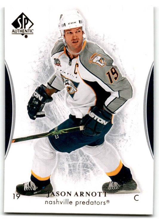 2007-08 SP Authentic Jason Arnott Nashville Predators #88