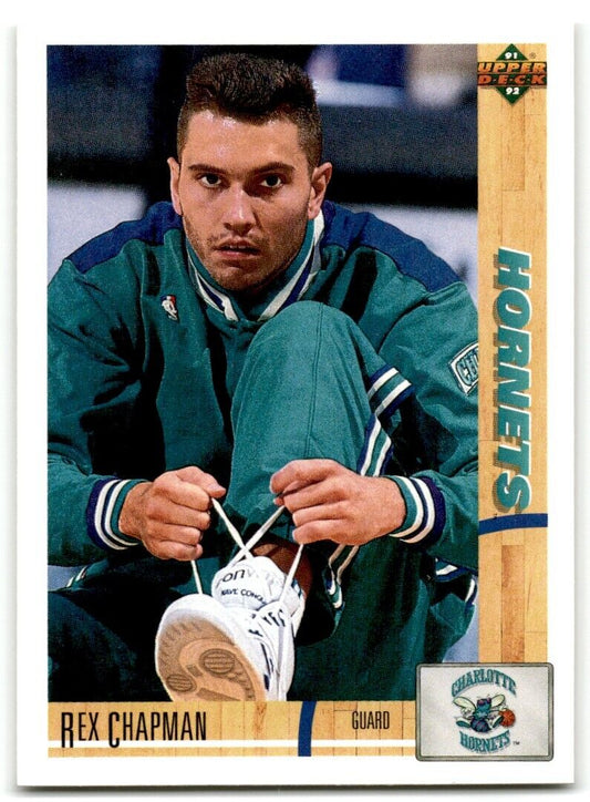 1991-92 Upper Deck Rex Chapman Charlotte Hornets #325