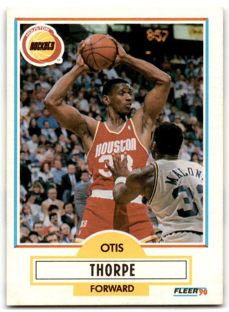 1990-91 Fleer Otis Thorpe Houston Rockets #74