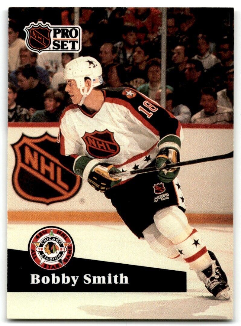 1991-92 Pro Set French Bobby Smith Minnesota North Stars #289