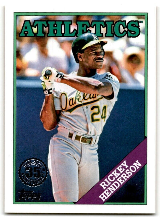 2022 Topps Diamond Greats Die-Cuts Rickey Henderson Oakland Athletics #DGDC-20