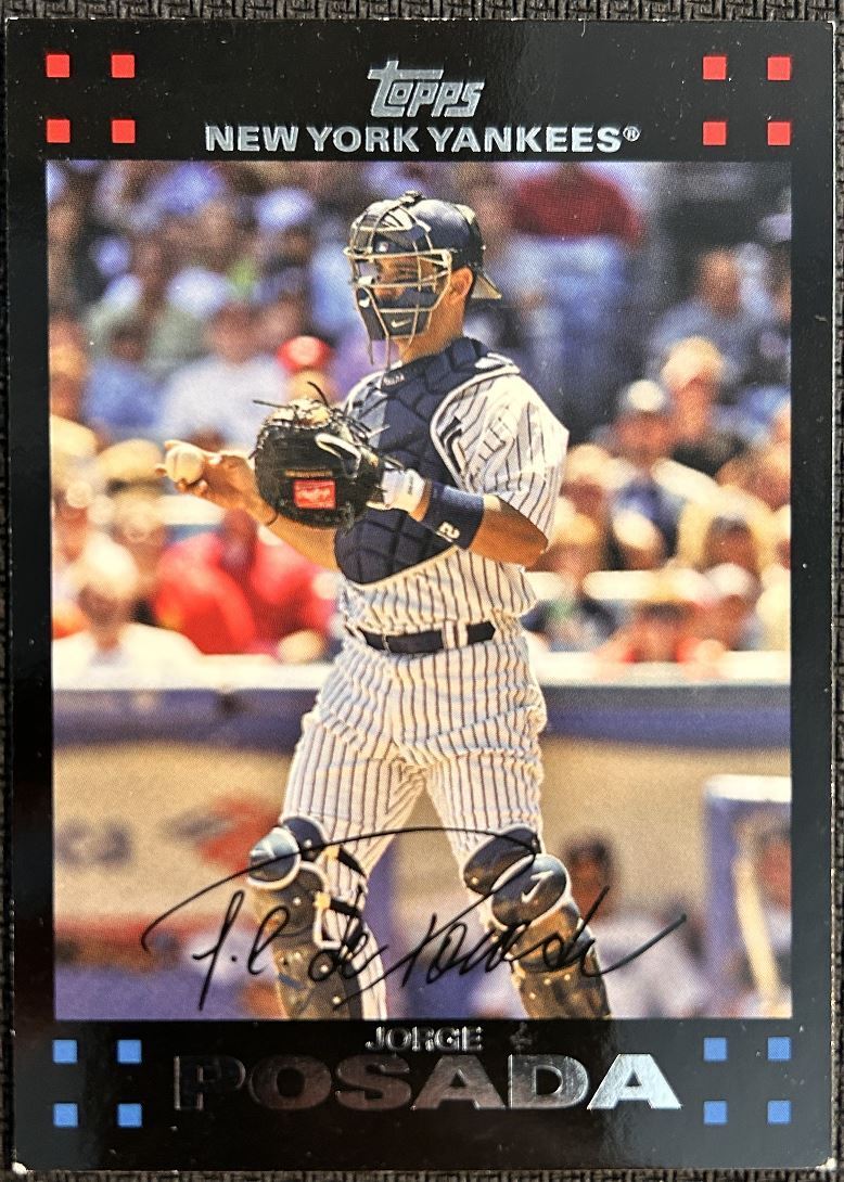 2007 Topps Jorge Posada New York Yankees #295