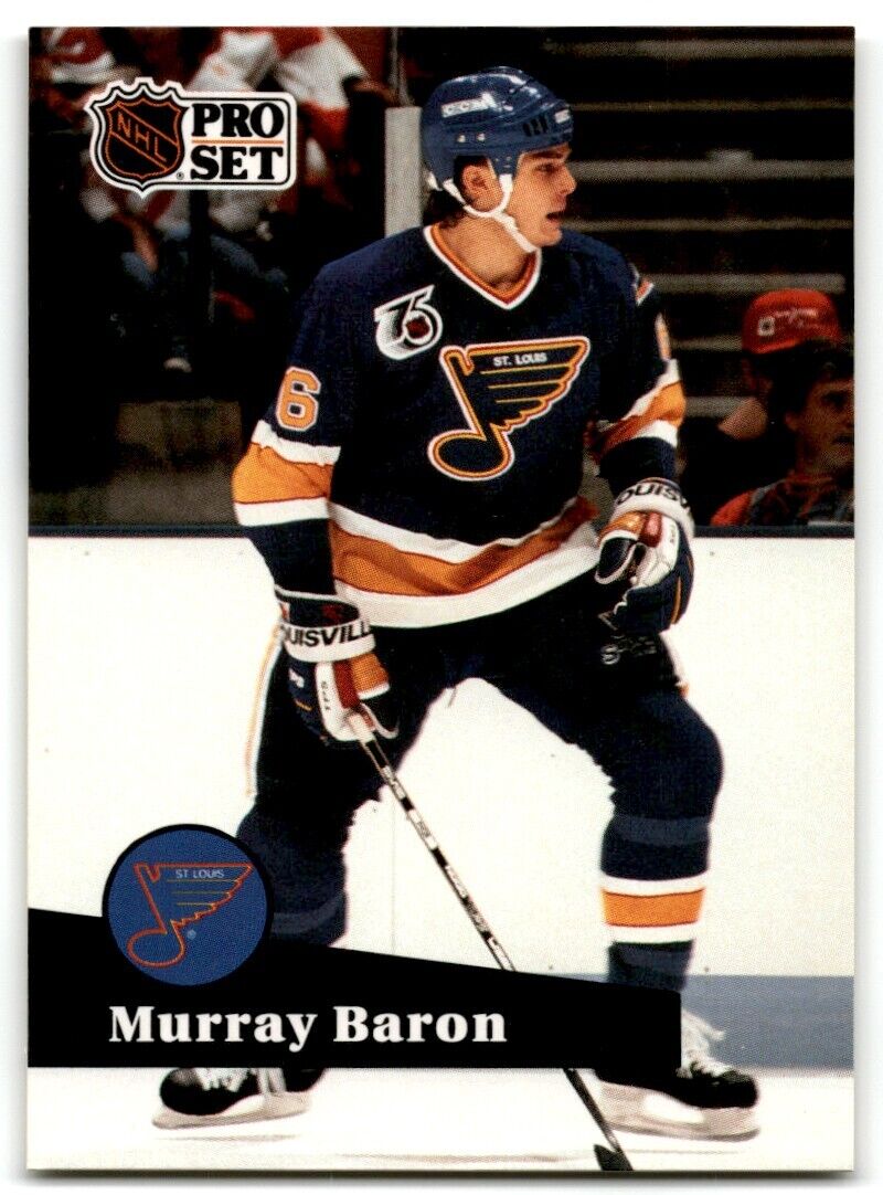 1991-92 Pro Set Murray Baron St. Louis Blues #472