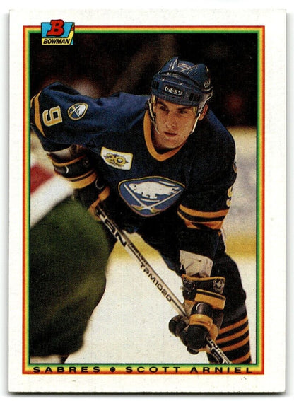 1990-91 Bowman Scott Arniel Buffalo Sabres #243