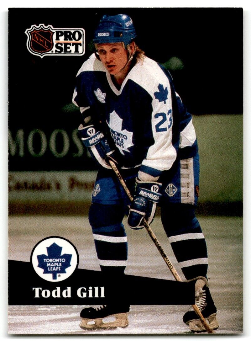 1991-92 Pro Set Todd Gill Toronto Maple Leafs #226