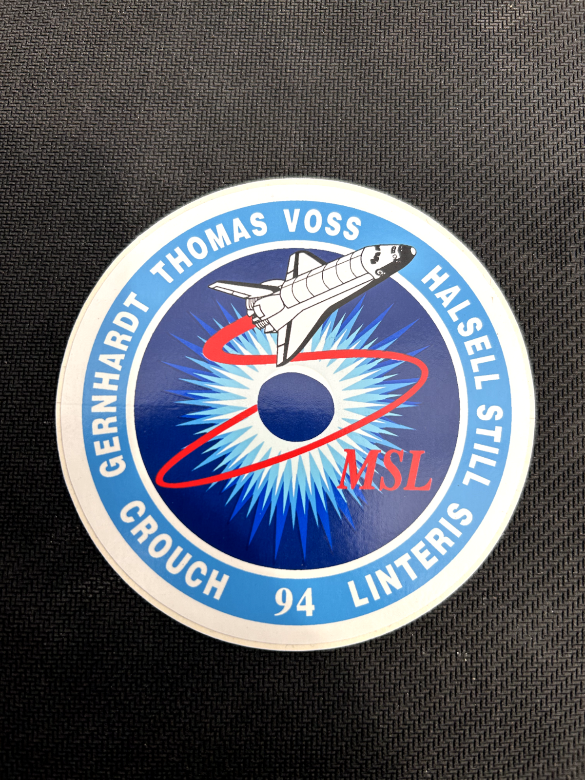 NASA 4 inches Space Shuttle STS-94 mission decal vinyl - sticker