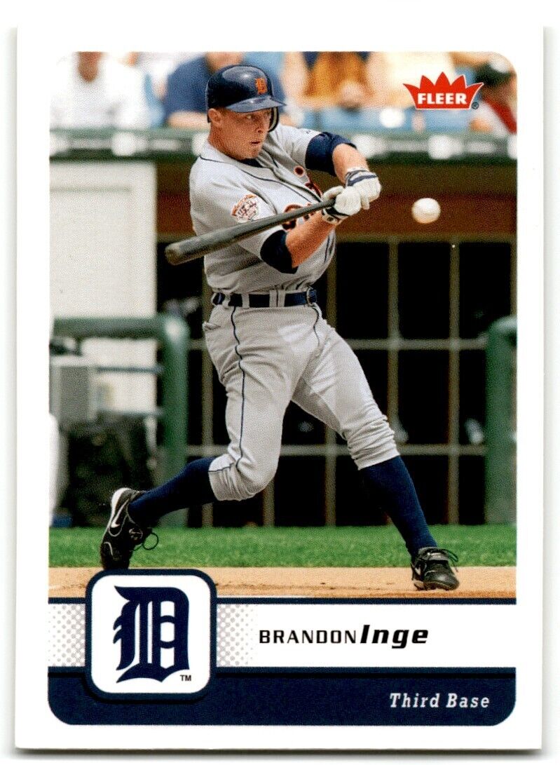 2006 Fleer Brandon Inge Detroit Tigers #344