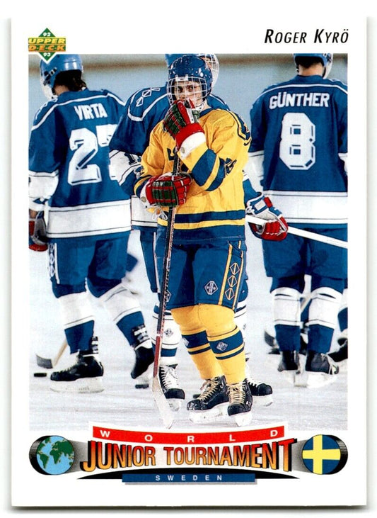 1992-93 Upper Deck Roger Kyro Rookie Sweden #226