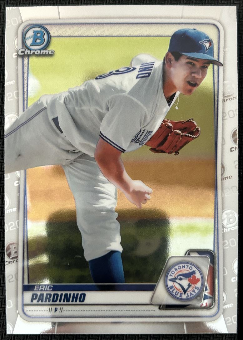 2020 Bowman Chrome Prospects Eric Pardinho Toronto Blue Jays #BCP-135