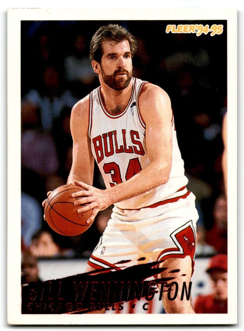 1994-95 Fleer Bill Wennington Chicago Bulls #36