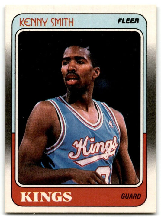 1988-89 Fleer Kenny Smith Rookie Sacramento Kings #100