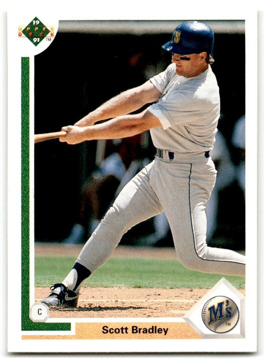 1991 Upper Deck Scott Bradley Seattle Mariners #130