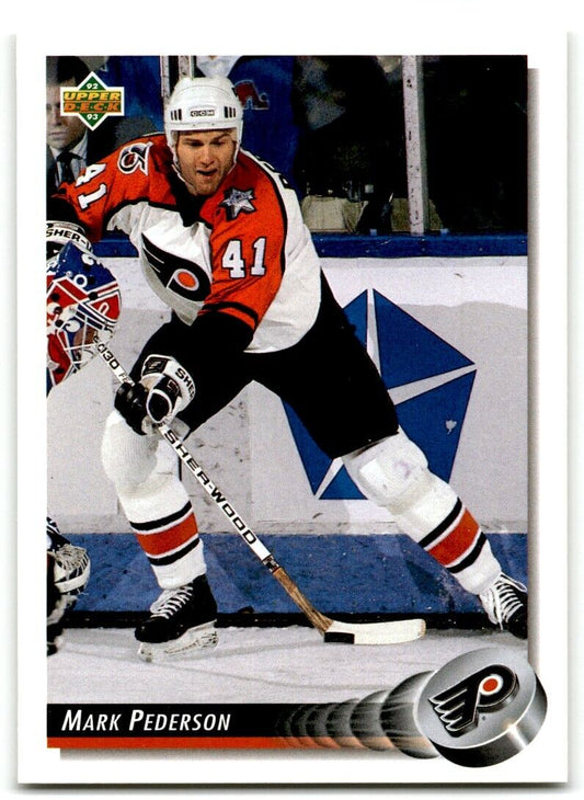 1992-93 Upper Deck Mark Pederson Philadelphia Flyers #209