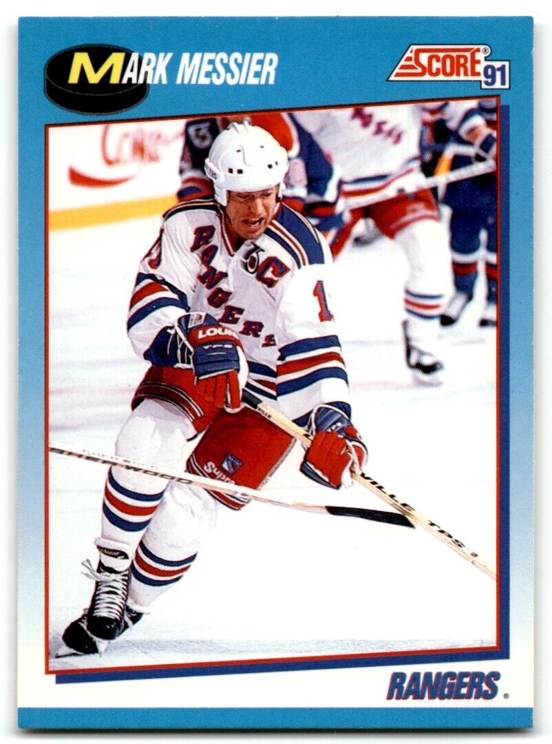 1991-92 Score Canadian Bilingual Mark Messier New York Rangers #635