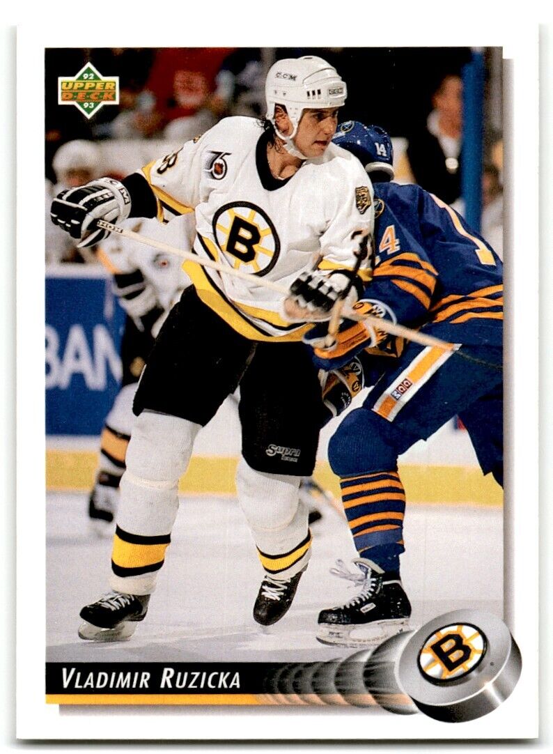 1992-93 Upper Deck Vladimir Ruzicka Boston Bruins #258