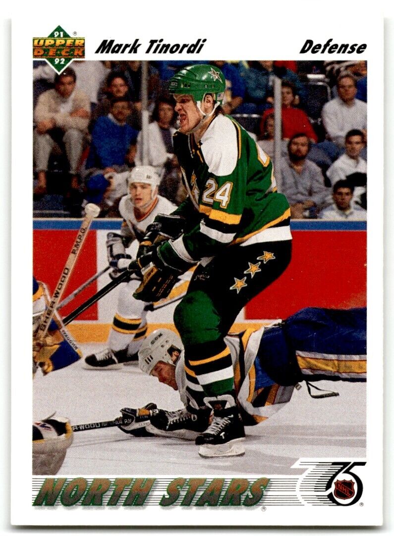 1991-92 Upper Deck Mark Tinordi Minnesota North Stars #295