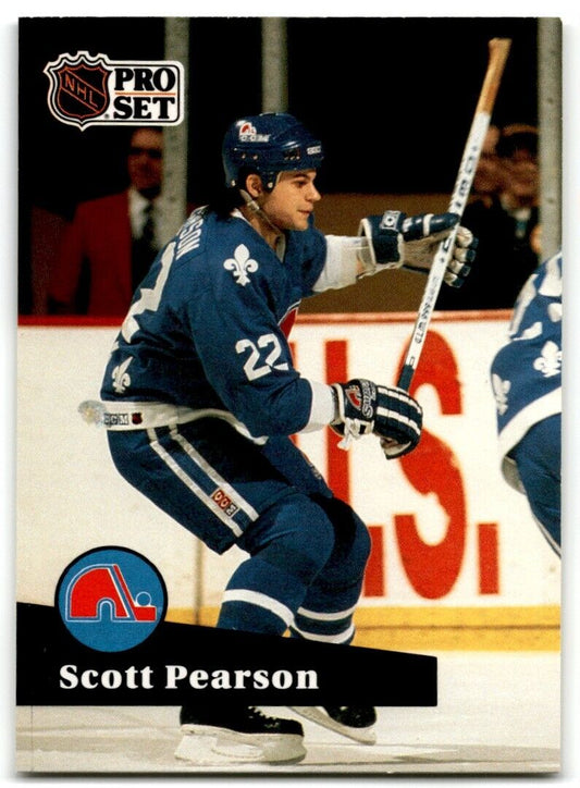 1991-92 Pro Set Scott Pearson Quebec Nordiques #208