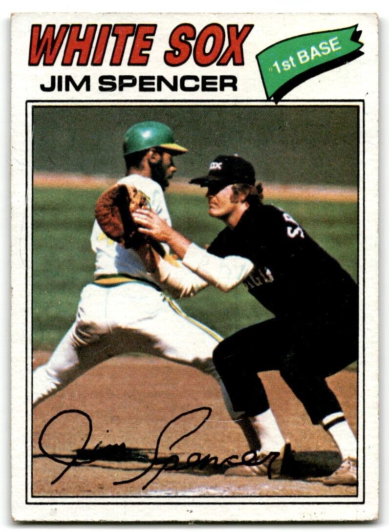 1977 Topps Jim Spencer Chicago White Sox #648