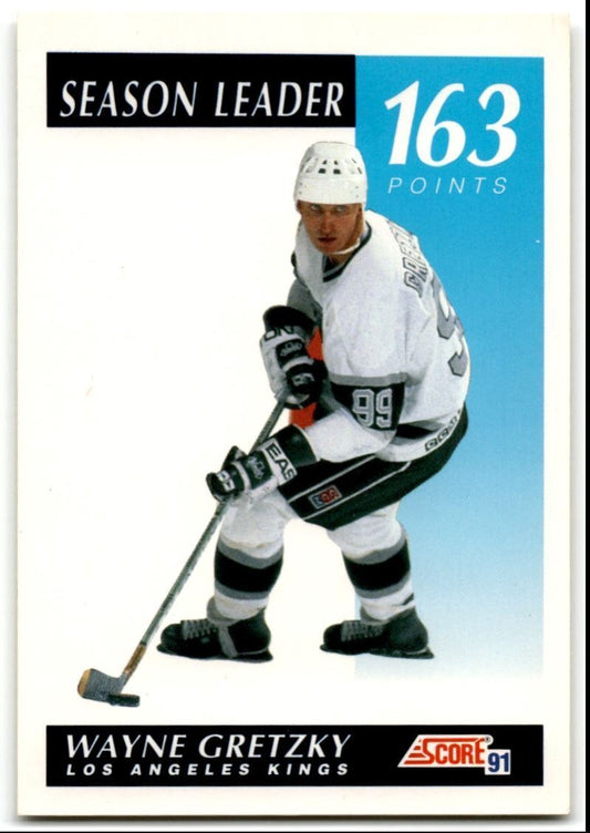 1991-92 Score American Wayne Gretzky Los Angeles Kings #406