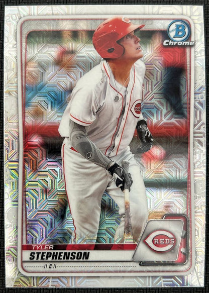 2020 Bowman Chrome Prospects Mojo Tyler Stephenson Cincinnati Reds #BCP-228