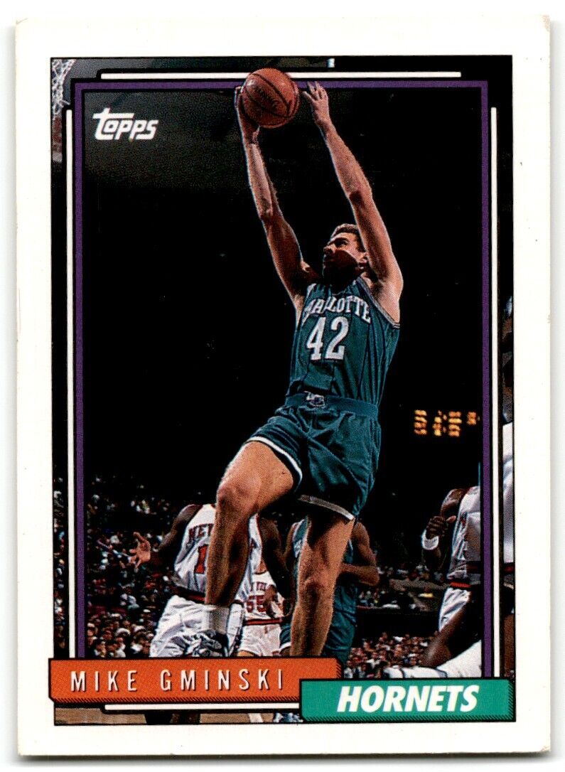 1992-93 Topps Mike Gminski Charlotte Hornets #240