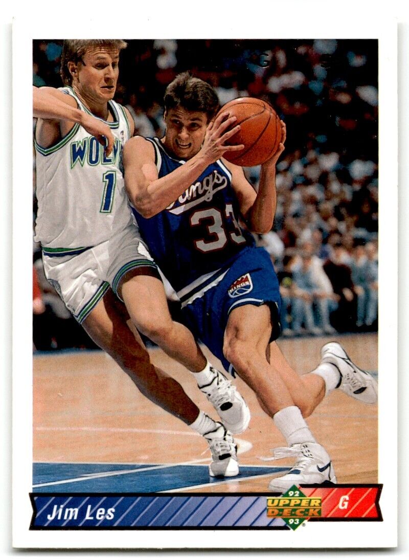 1992-93 Upper Deck Jim Les Sacramento Kings #241