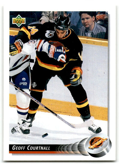 1992-93 Upper Deck Geoff Courtnall Vancouver Canucks #240