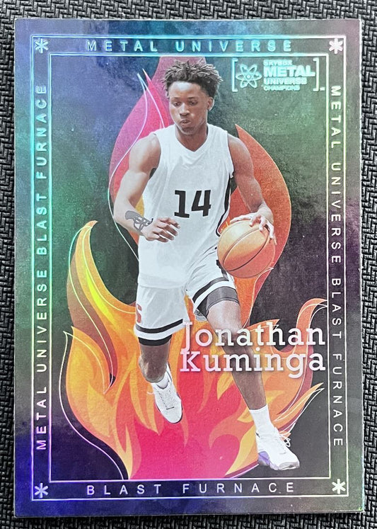 2021-22 Skybox Metal Universe Blast Furnace Jonathan Kuminga Rookie #BF-19