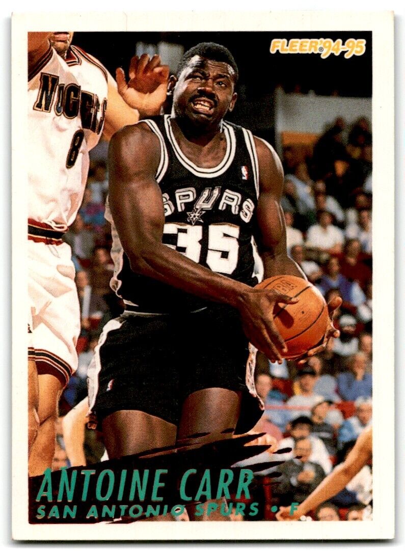 1994-95 Fleer Antoine Carr San Antonio Spurs #202