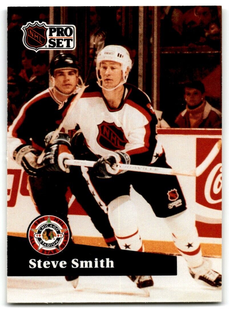 1991-92 Pro Set Steve Smith Edmonton Oilers #284