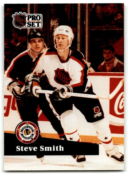 1991-92 Pro Set Steve Smith Edmonton Oilers #284