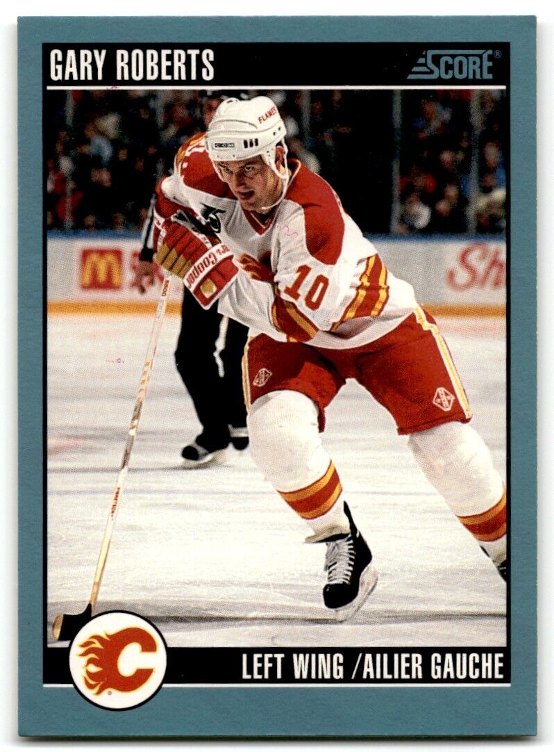 1992-93 Score Gary Roberts Calgary Flames #322