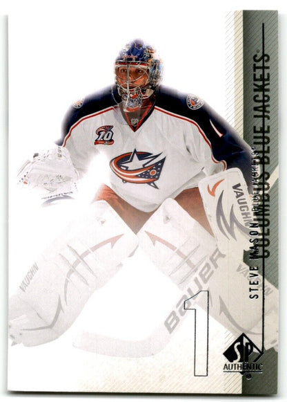 2010-11 SP Authentic Steve Mason Columbus Blue Jackets #80