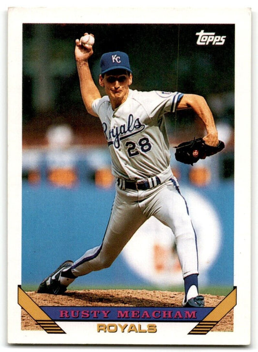 1993 Topps Inaugural Marlins Rusty Meacham Kansas City Royals #321