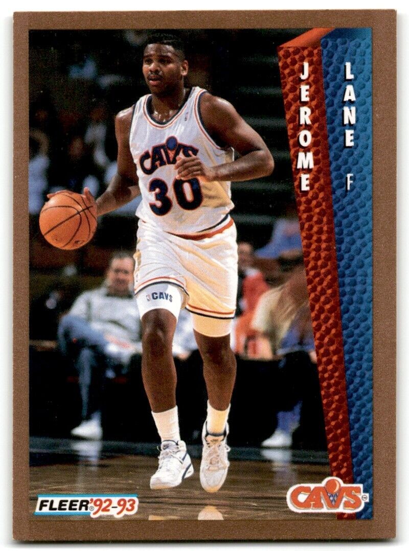 1992-93 Fleer Jerome Lane Cleveland Cavaliers #319