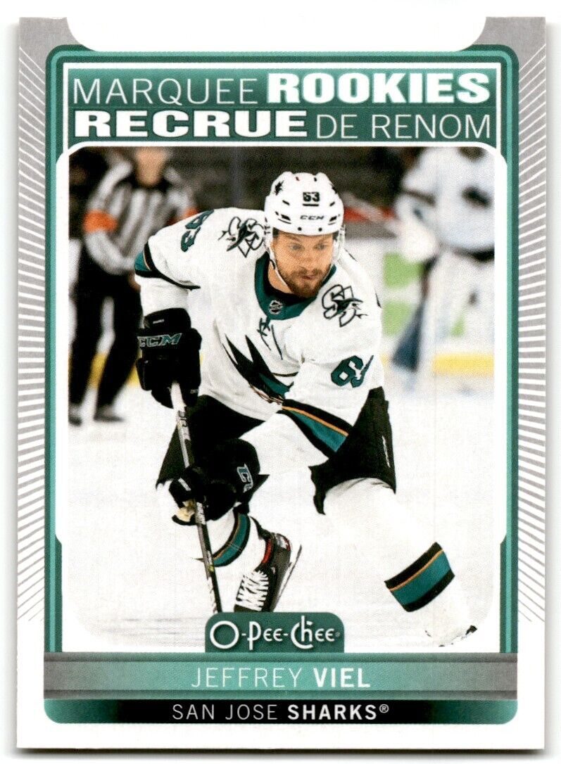 2021-22 Upper Deck 2021-22 O-Pee-Chee Update Jeffrey Viel Rookie San Jose Sharks