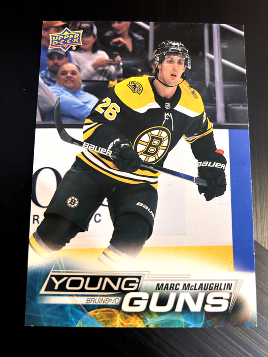 2022-23 Upper Deck Young Guns #220 Marc McLaughlin Boston Bruins JUMBO