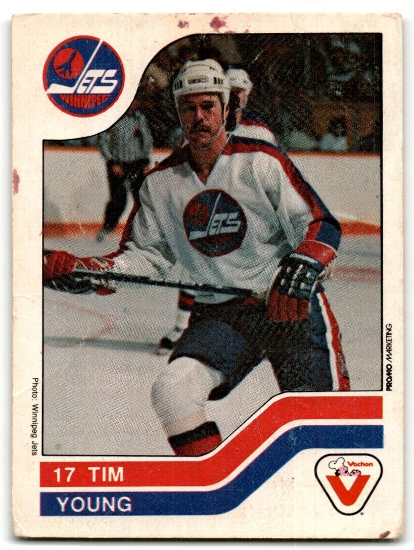 1983-84 Vachon Tim Young Winnipeg Jets #140