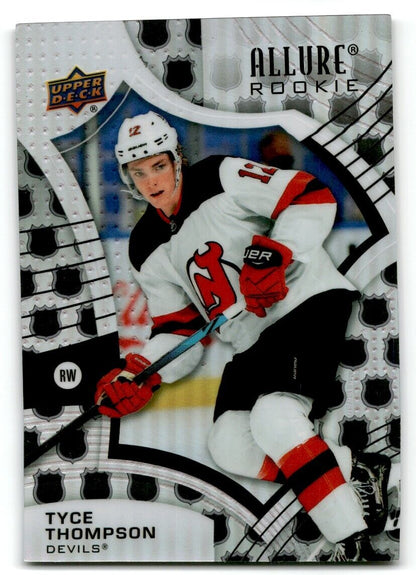 2021-22 Upper Deck Allure Tyce Thompson Rookie New Jersey Devils #129