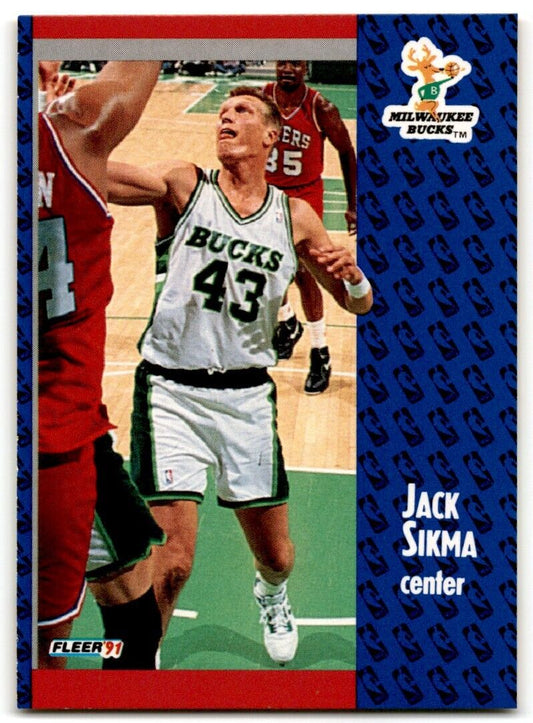 1991-92 Fleer Jack Sikma Milwaukee Bucks #120