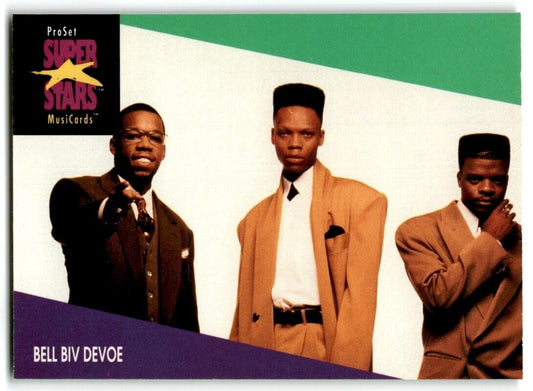 1991-92 ProSet Super Stars MusiCard Bell Biv Devoe #110