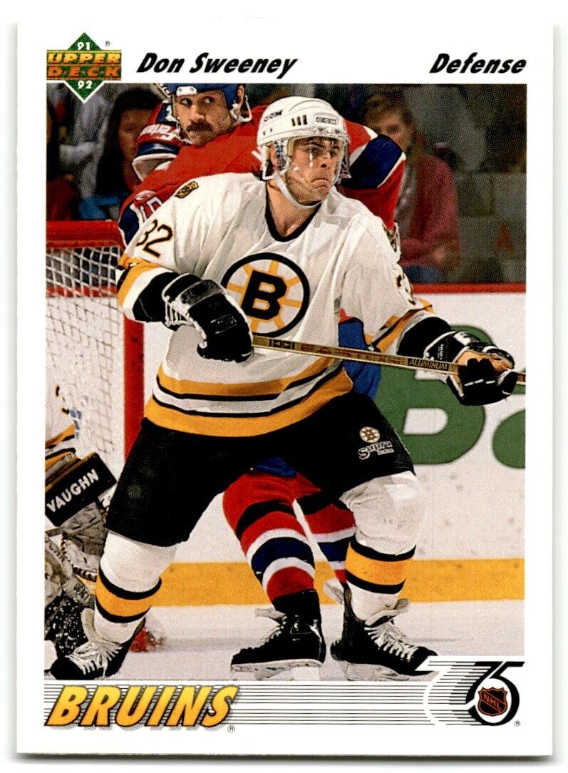 1991-92 Upper Deck Don Sweeney Boston Bruins #338