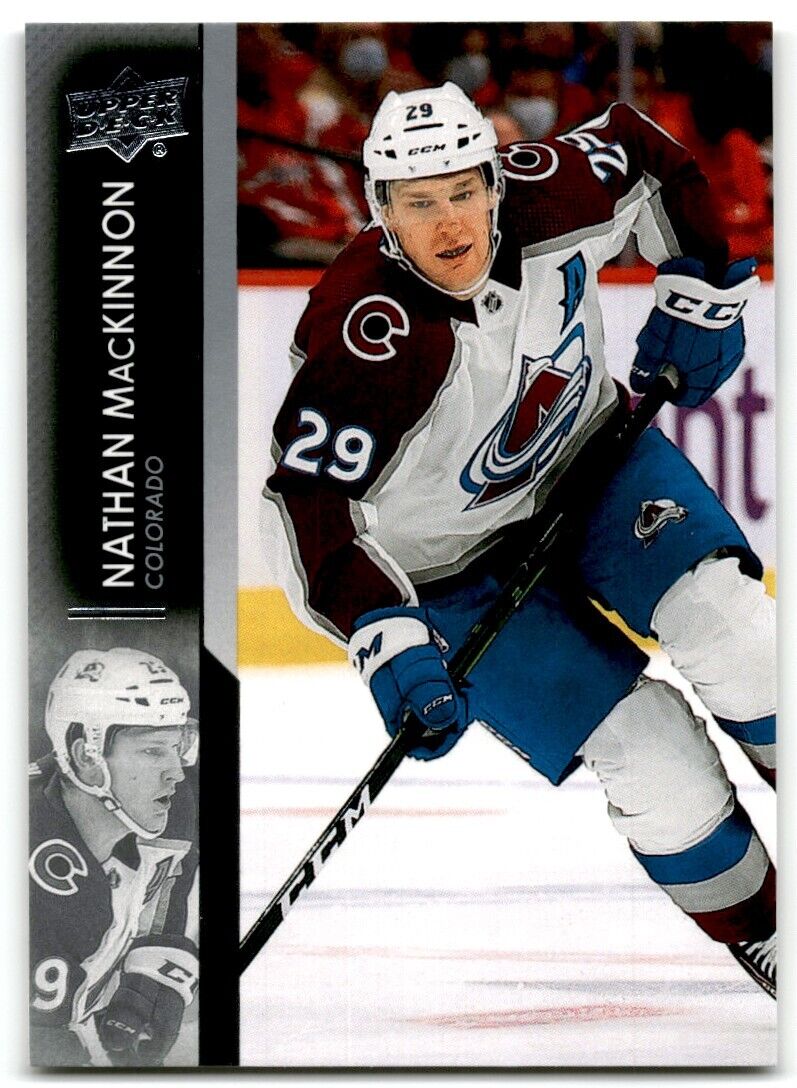 2021-22 Upper Deck Nathan MacKinnon Colorado Avalanche #298