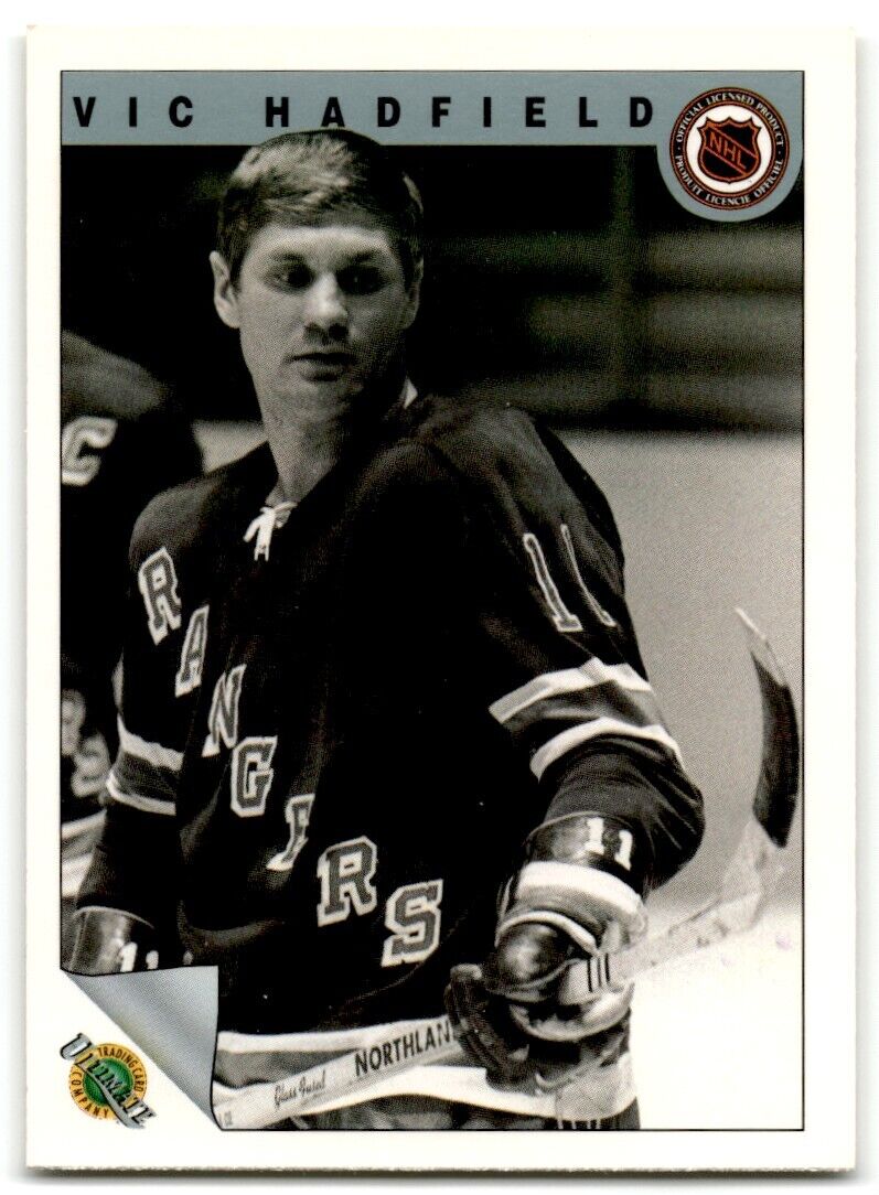 1991-92 Ultimate Original 6 Vic Hadfield New York Rangers #21