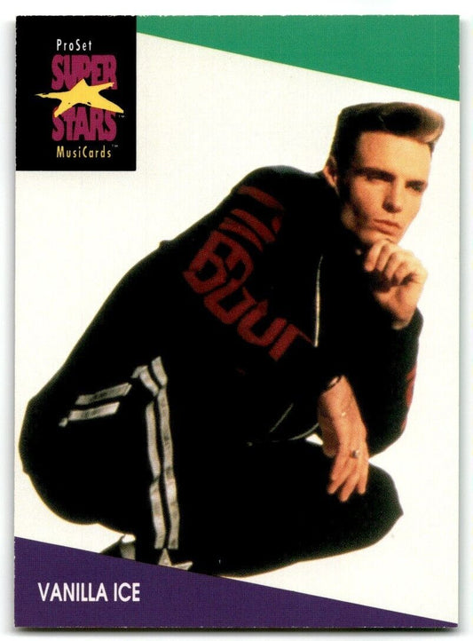 1991-92 ProSet Super Stars MusiCard Vanilla Ice #143