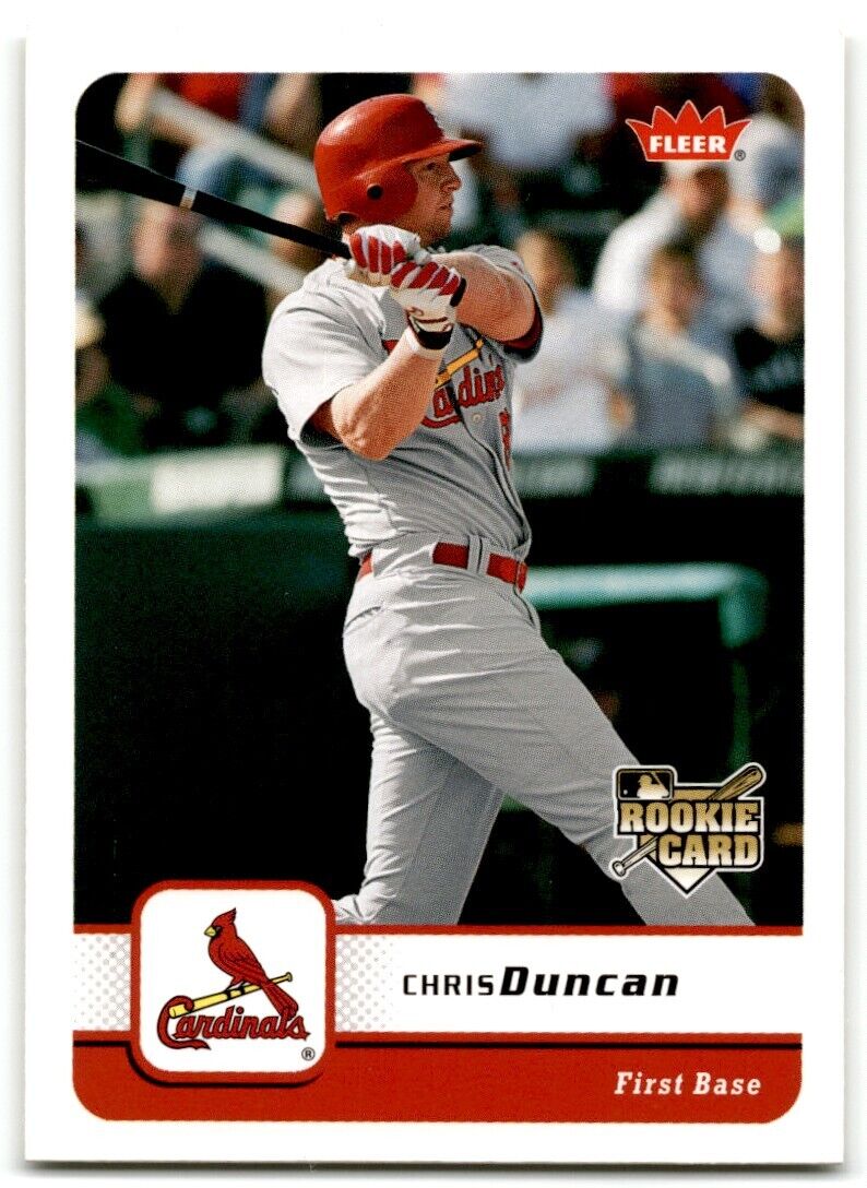 2006 Fleer Chris Duncan St. Louis Cardinals #89