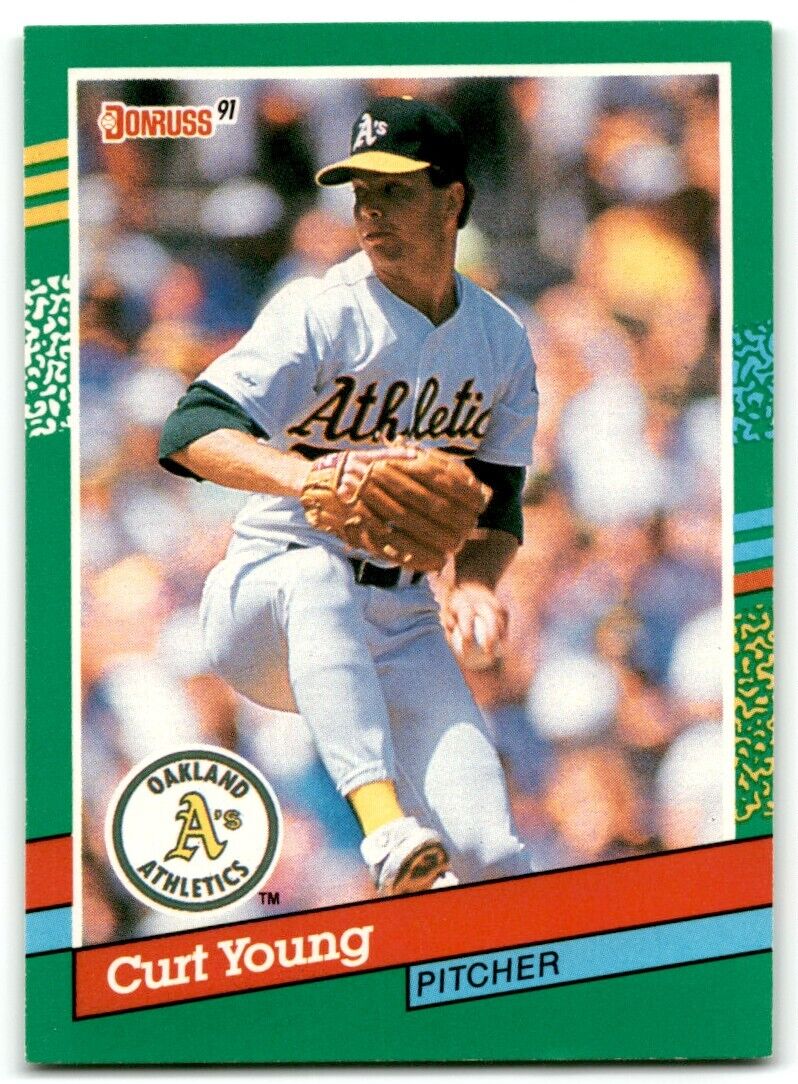 1990 Donruss Curt Young Oakland Athletics #723